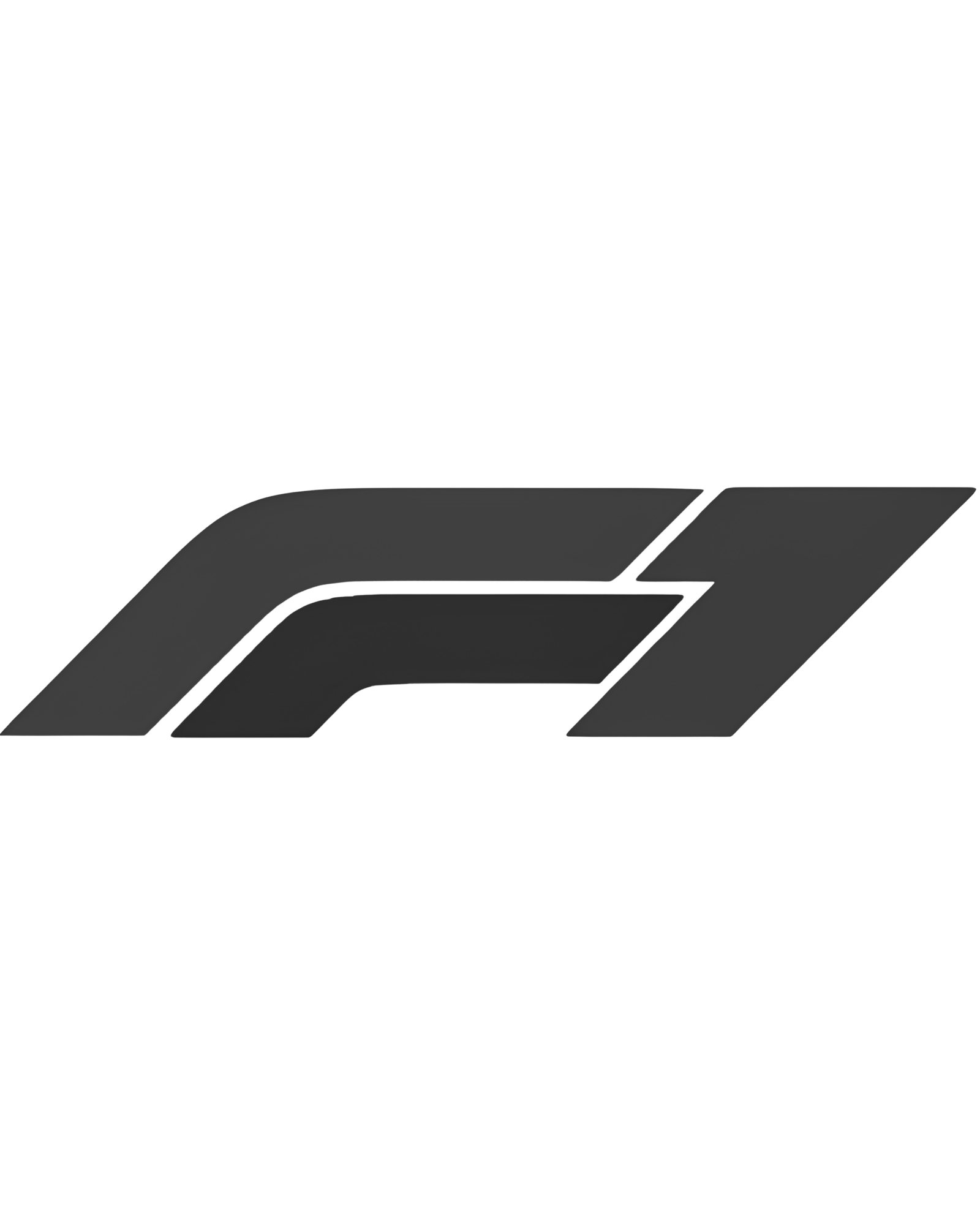 Logo officiel de notre Formule 1 en noir